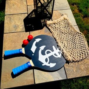 J.CREW PADDLE BALL SET